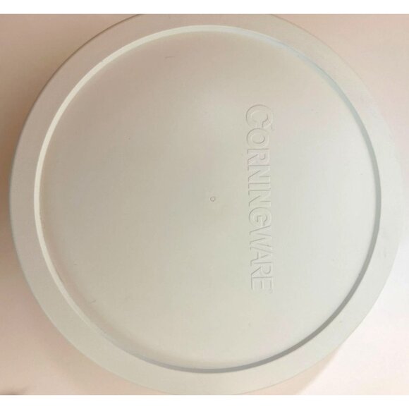 CorningWare French White 1.5 Qt Stoneware Casserole Dish Lid + refrigerator lid - Picture 4 of 6